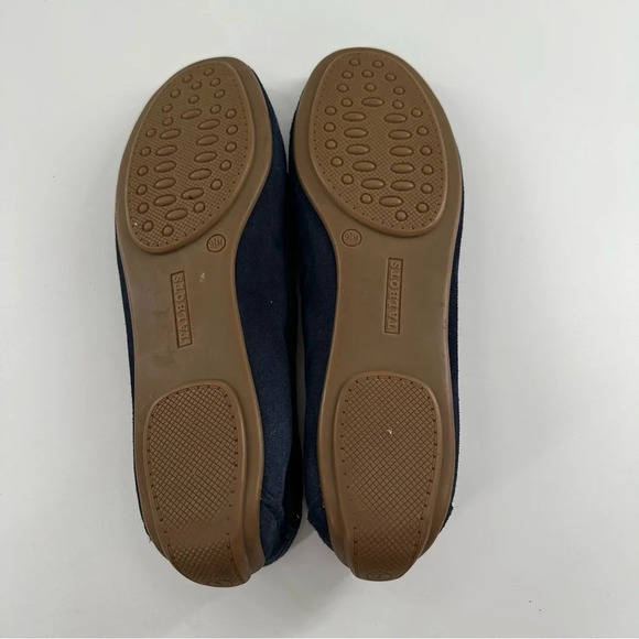 Talbots womens flats size 9.5 navy blue suede tassel driving loafers - Picture 9 of 14